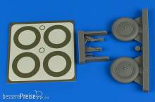 Aires 2236 - 1:32 I-16 wheels & paint masks for ICM/HAS/REV