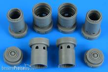 Aires 2250 - 1:32 F-5E/F Tiger II exhaust nozzles for KITTY HAWK