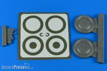 Aires 2258 - 1:32 K5Y Willow wheels & paint masks