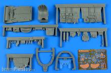Aires 2290 - Macchi C.205V Veltro serie III cockpit set for Italeri