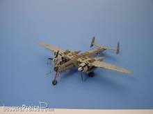 Aires 4042 - 1:48 Heinkel He-219 A-7 UHU Super Detailset, 111 Resinteile, 98 Fotoätzteile.