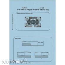 Aires 4282 - 1:48 F/A-18E/F Super Hornet wheel bay Für Hasegawa Bausatz