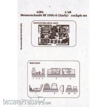 Aires 4284 - 1:48 Messerschmitt Bf 109G-6 cockpit set Early version