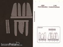 Aires 4293 - 1:48 P-39 Airacobra control surfaces für Eduard-Bausatz