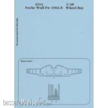 Aires 4314 - 1:48 FW 190A-8 wheel bay Für Eduard-Bausatz