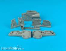 Aires 4319 - 1:48 BAC EE Lightning F Mk. 2/6 Fahrwerk schächte für Airfix Bausatz