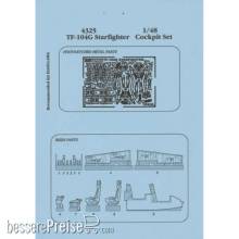 Aires 4325 - 1:48 TF-104G Cockpit Set für Hasegawa-Bausatz