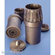 Aires 4336 - 1:48 F-15C exhaust nozzles - late version Für Hasegawa Bausatz.