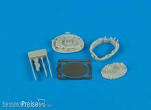 Aires 4347 - 1:48 F-16C Falcon Radar Antenna Für Tamiya Bausatz