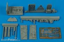 Aires 4366 - 1:48 Hawker Typhoon Mk.IB car door Cockpit set für Hasegawa Bausatz