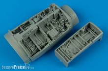 Aires 4370 - 1:48 F-16C Falcon wheel bays für Tamiya Bausatz