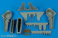 Aires 4380 - 1:48 F-105D Thunderchief wheel bay Für Hobby Boss Bausatz