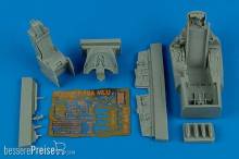 Aires 4411 - 1:48 F-16A MLU Falcon cockpit set für Hasegawa Bausatz