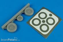 Aires 4414 - 1:48 F-105 Thunderchief wheels & paint masks für Trumpeter Bausatz
