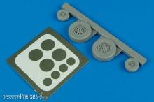 Aires 4415 - 1:48 Phantom FGR.2 wheels & paint masks für Hasegawa Bausatz