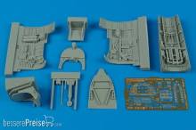 Aires 4418 - 1:48 Spitfire Mk. V cockpit set für Hasegawa Bausatz