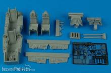 Aires 4422 - 1:48 F-16I Sufa cockpit set für Hasegawa Bausatz