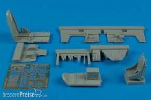 Aires 4435 - 1:48 P-400 Airacobra cockpit set für Hasegawa Bausatz