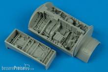 Aires 4439 - 1:48 F-16C/D Falcon wheel bays for Kinetic