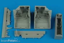 Aires 4445 - 1:48 F-22A Raptor wheel bays for Academy