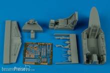 Aires 4448 - 1:48 Fj-4B Fury cockpit set for Hobby Boss