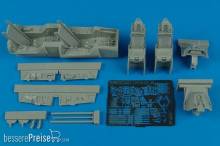Aires 4454 - 1:48 F-16D block 30 fighting Falcon cockpit s