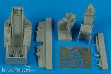 Aires 4470 - 1:48 F-16A MLU Falcon cockpit set (KINETIC)