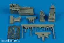 Aires 4483 - 1:48 F-5E Tiger II cockpit set for AFV-Club