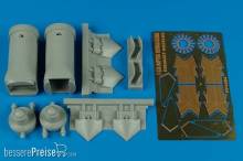 Aires 4484 - 1:48 F-22A Raptor exhaust nozzles-opened (HAS