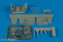 Aires 4486 - 1:48 Bf 109G-14 cockpit set for Academy
