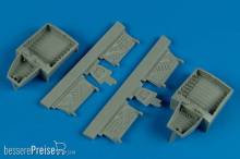 Aires 4494 - 1:48 F4U-7 Corsair wheel bay for Hasegawa