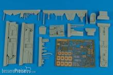 Aires 4498 - 1:48 Ar 196A-3/A-4 cockpit set for Italeri