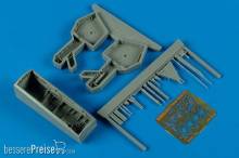 Aires 4534 - 1:48 F3H-2 Demon wheel bay for Hobby Boss