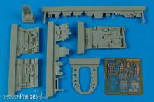Aires 4541 - 1:48 A6M5 Zero cockpit set for Tamiya