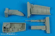 Aires 4554 - 1:48 F-5F Tiger II gun by for AFV Club
