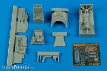 Aires 4567 - 1:48 P-38F Lightning cockpit set f.Academy