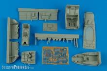 Aires 4585 - 1:48 Me 410B-2/U4 cockpit set for Meng
