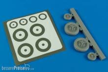 Aires 4589 - 1:48 F-100 Super Sabre wheels for Trumpeter