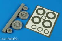 Aires 4593 - 1:48 S2F Tracker wheels & p. masks f. Kinetic