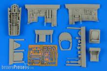 Aires 4596 - 1:48 Spitfire Mk.IX cockpit set FOR Eduard