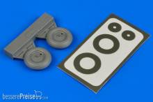 Aires 4601 - 1:48 YAK-1 wheels & paint masks for AM/Eduard