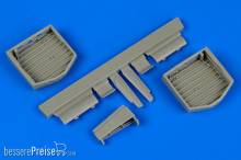 Aires 4602 - 1:48 P-40M Kitty Hawk wheel bay for Hobby Bo