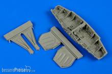 Aires 4613 - 1:48 P-51D Mustang wheel bay for Hobby Boss