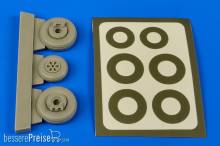 Aires 4614 - 1:48 OV-1 Mohawk wheels & paint masks f.Roden