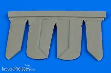 Aires 4638 - 1:48 Bf 108 control surfaces for Eduard