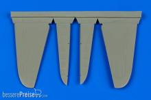 Aires 4656 - 1:48 A6M Zero control surfaces for Hasegawa