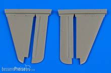 Aires 4674 - 1:48 F9F Panther control surfaces for Trumpet
