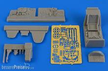 Aires 4697 - 1:48 Bf 109G-6 (early) cockpit set f.Eduard