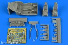Aires 4699 - 1:48 A-37A Dragonfly cockpit set for Trumpete