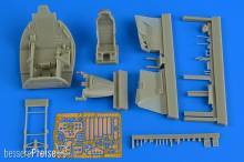 Aires 4725 - 1:48 SAAB J-29 Tunnan cockpit set for pilot replicas